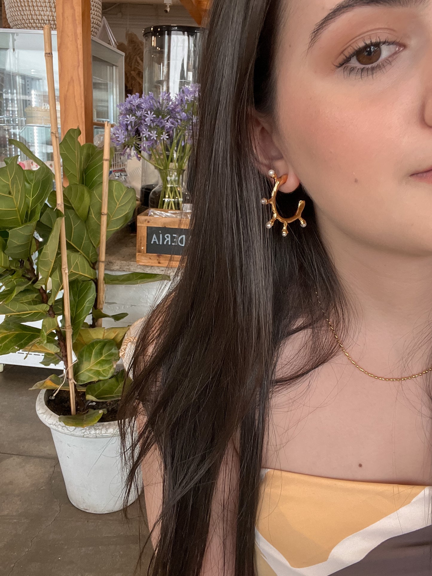 Lilac hoops