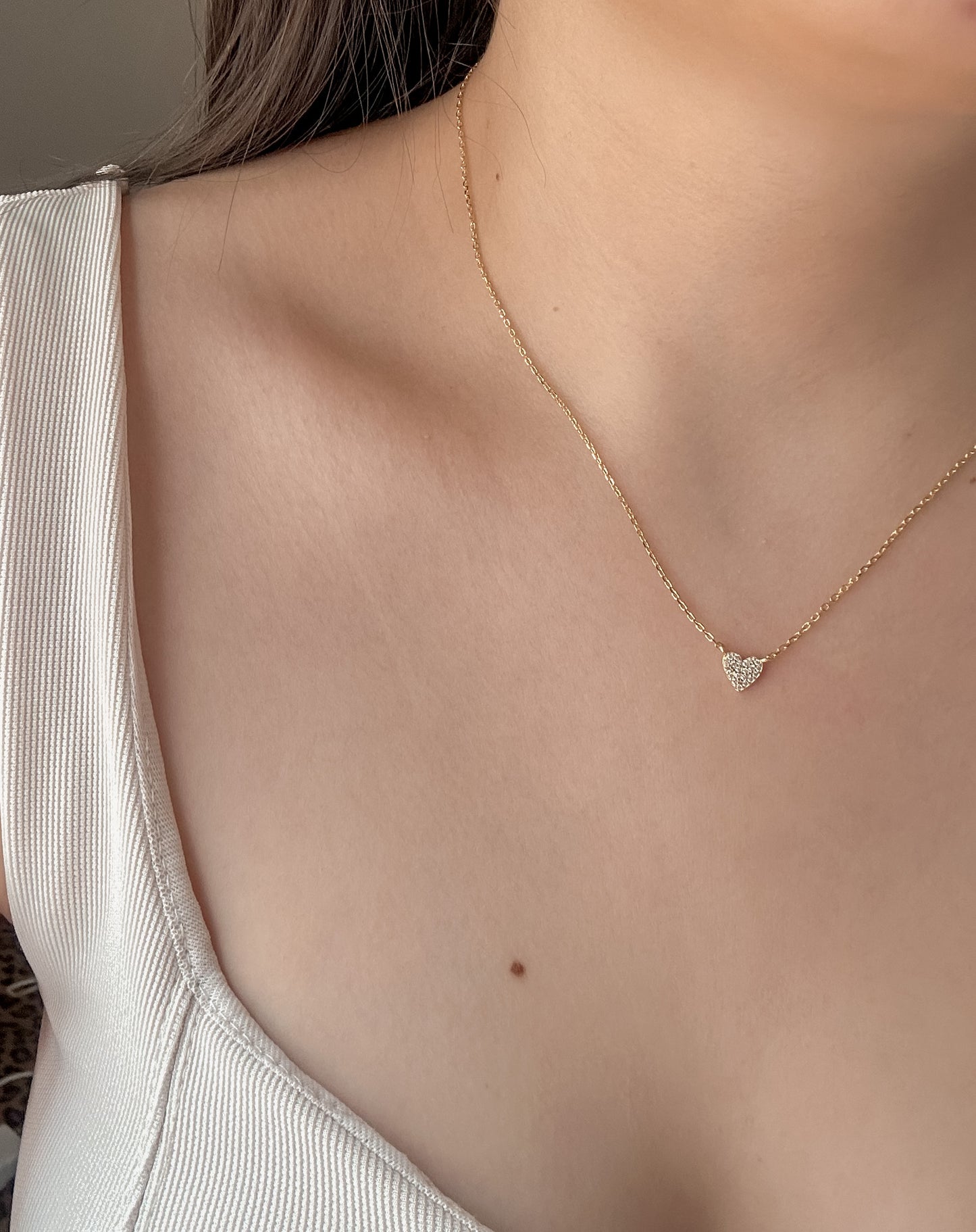 dazzle heart necklace