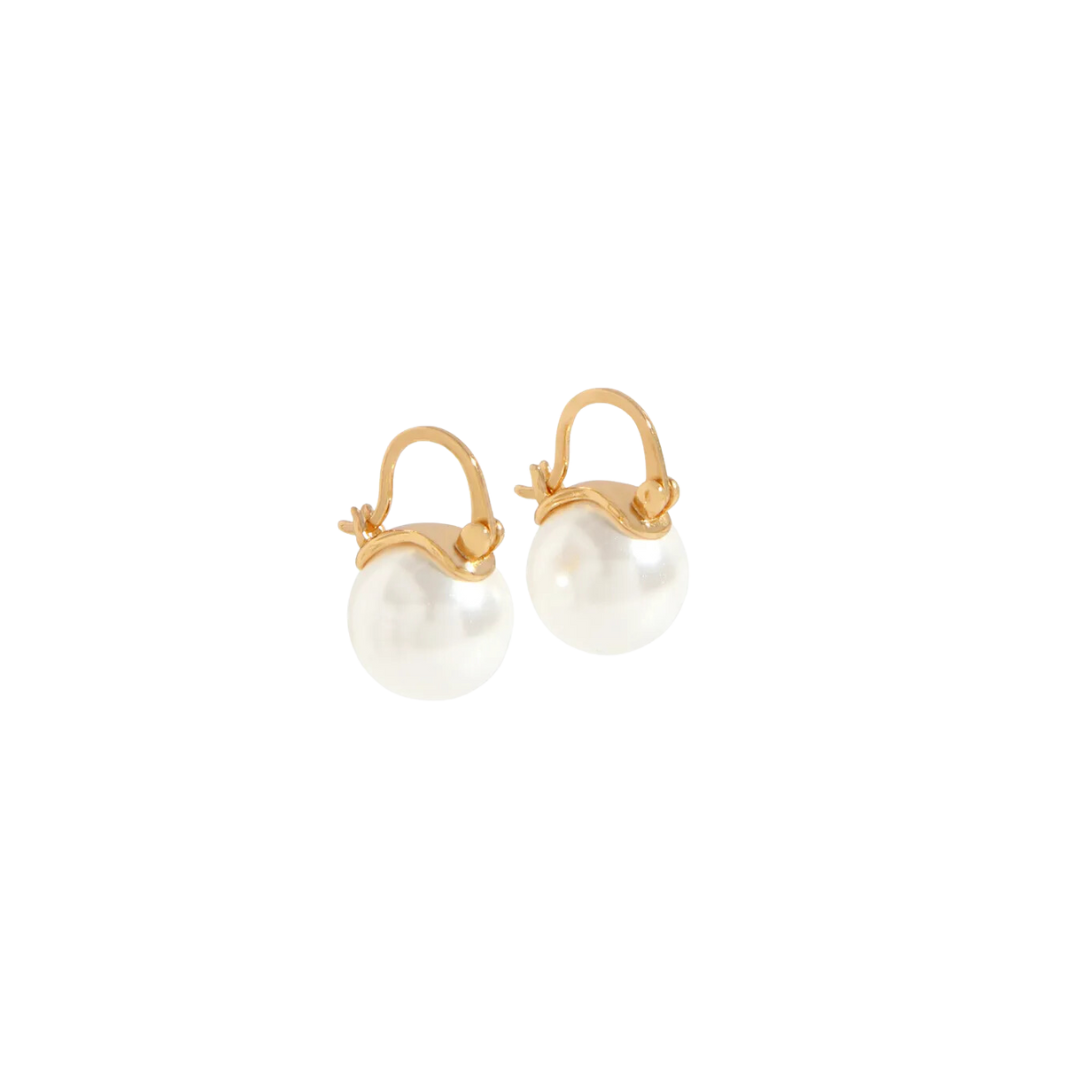Ari pearl hoops