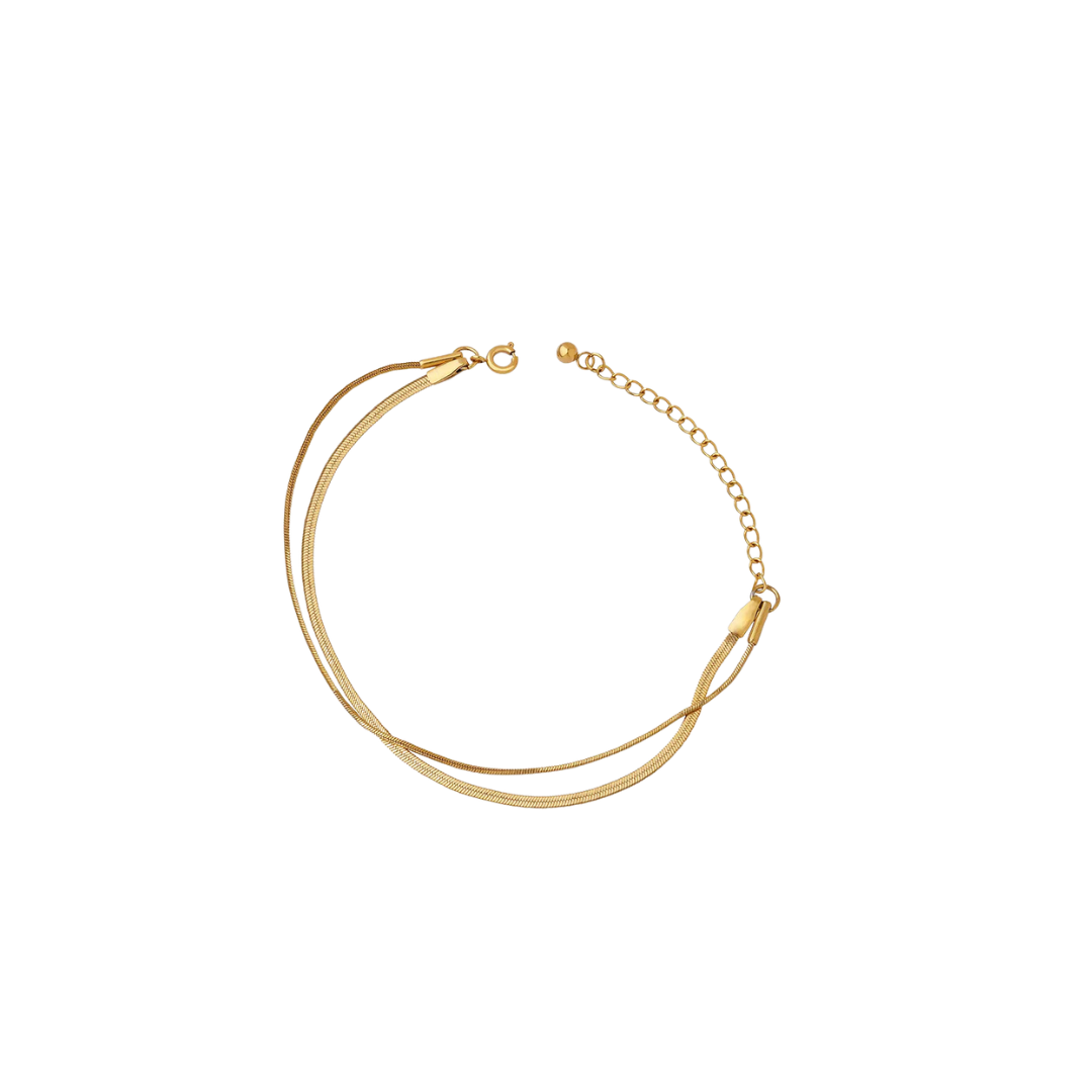 Double snake bracelet