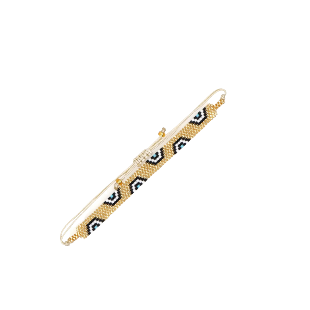 Pulsera miyuki de ojos turcos