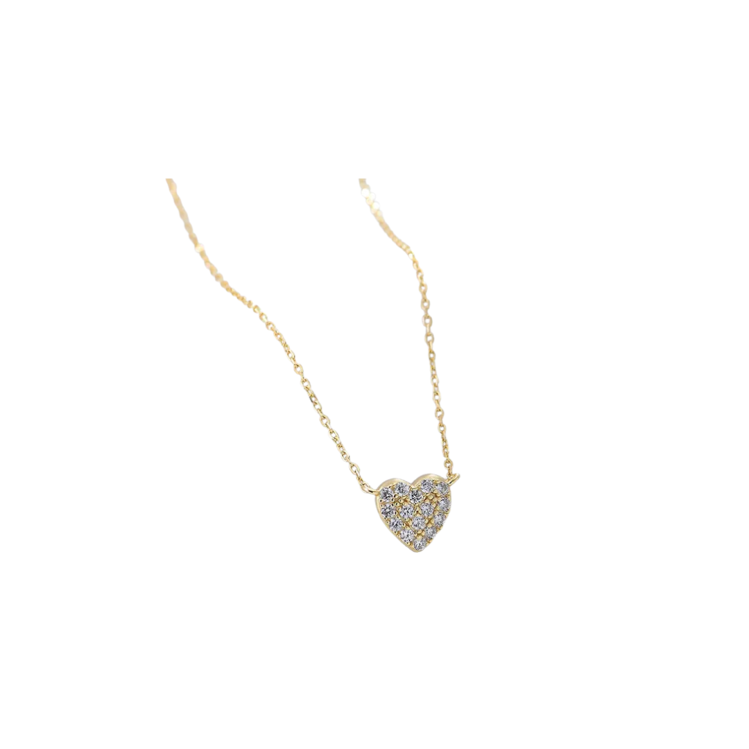 dazzle heart necklace