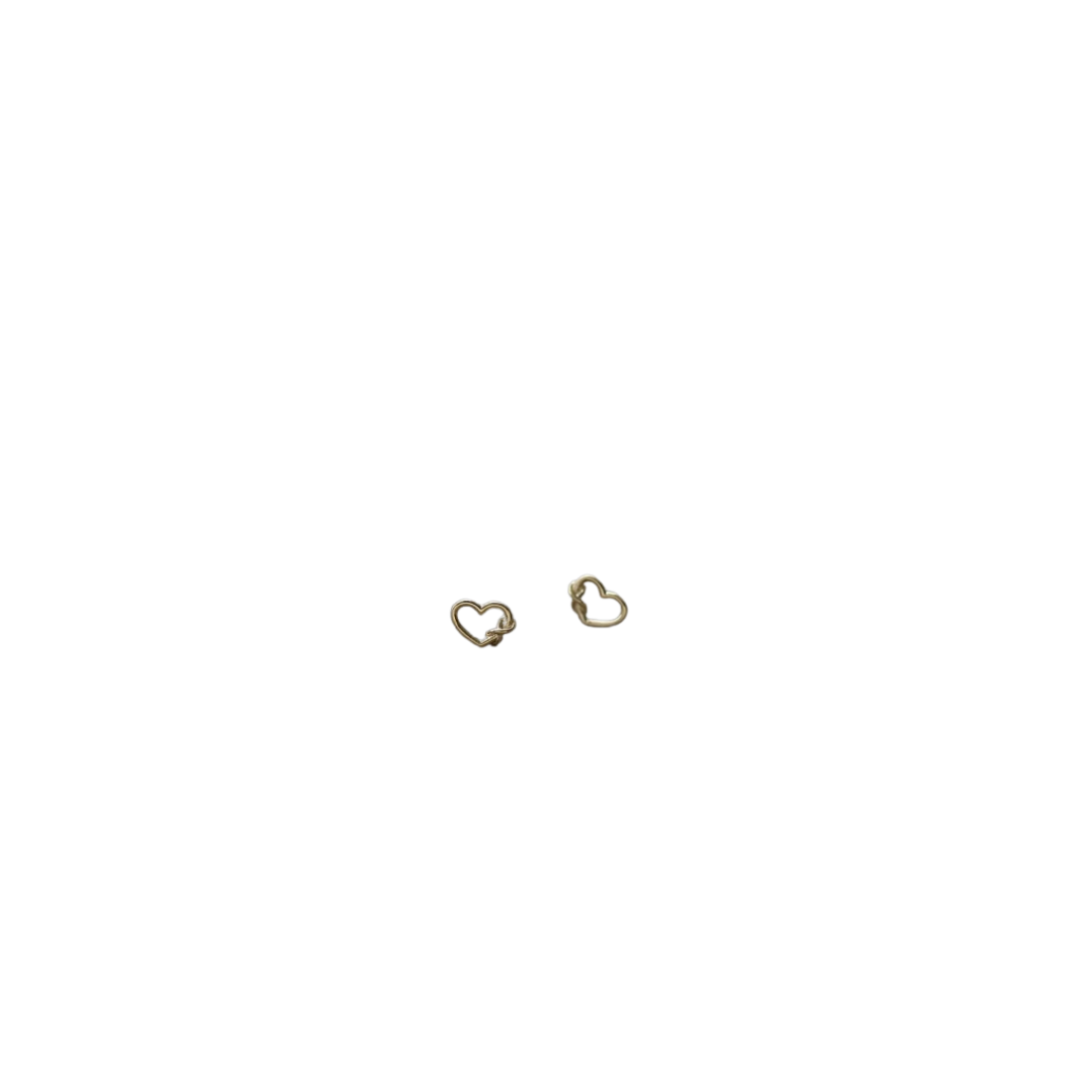 Minimalist heart piercings studs