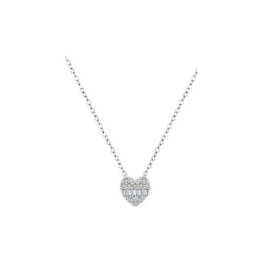 Silver love necklace