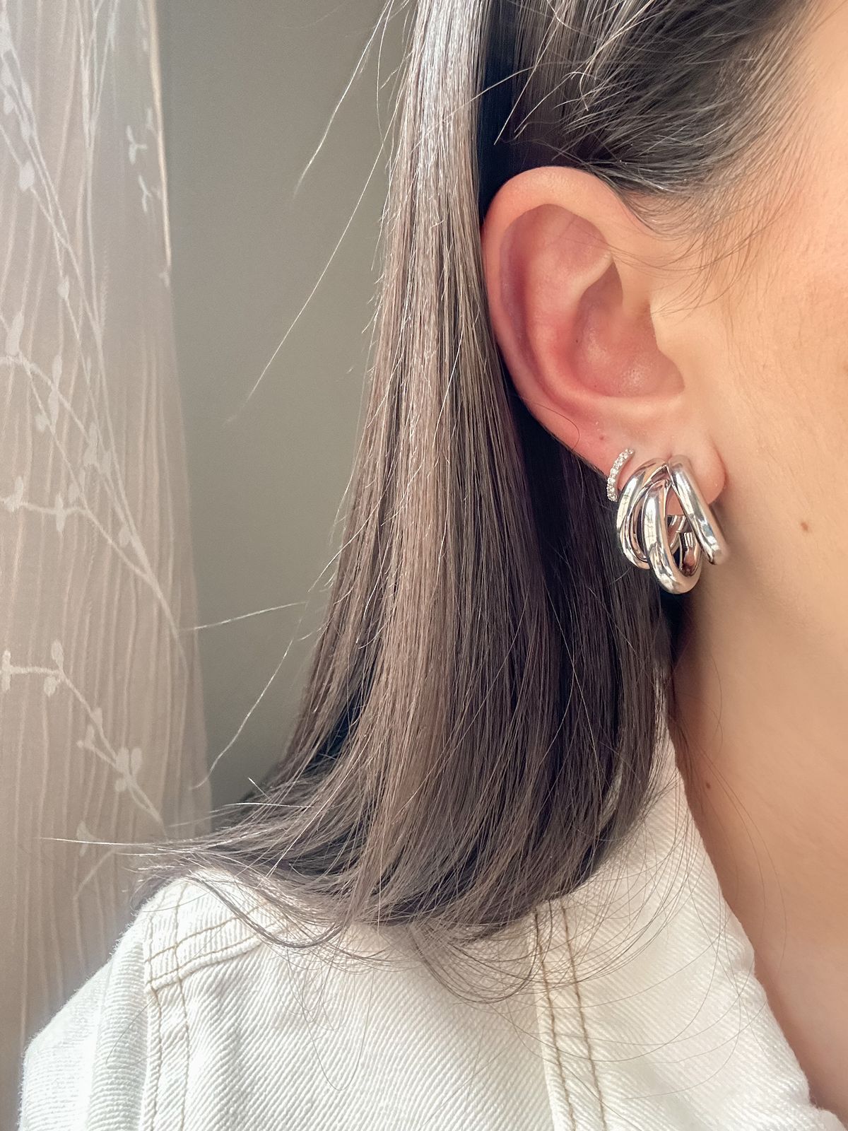 Triple hoops (Silver)