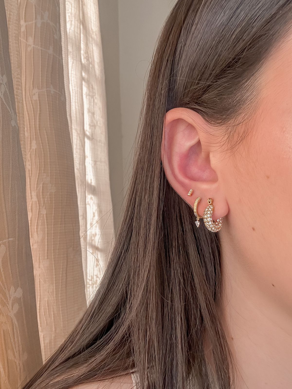 Mini sticks piercings studs