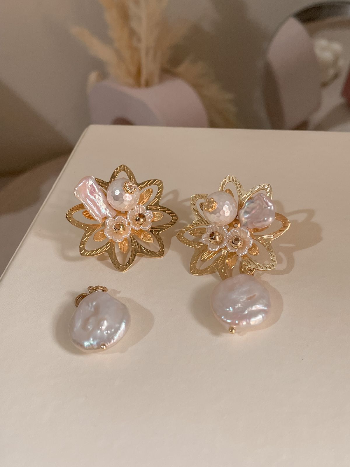 Floral Earrings (doble uso)