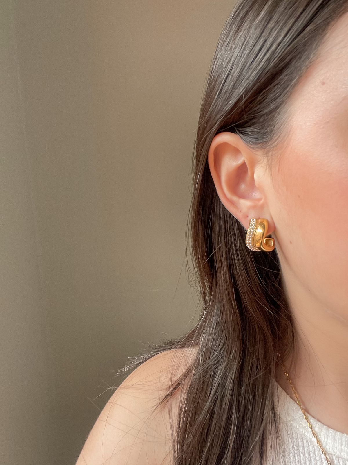 Golden earrings