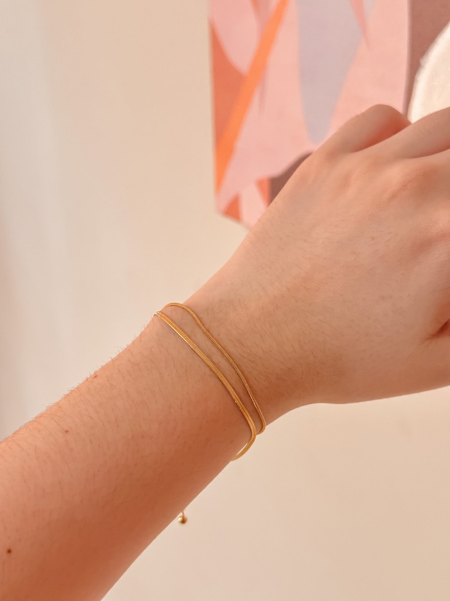 Double snake bracelet