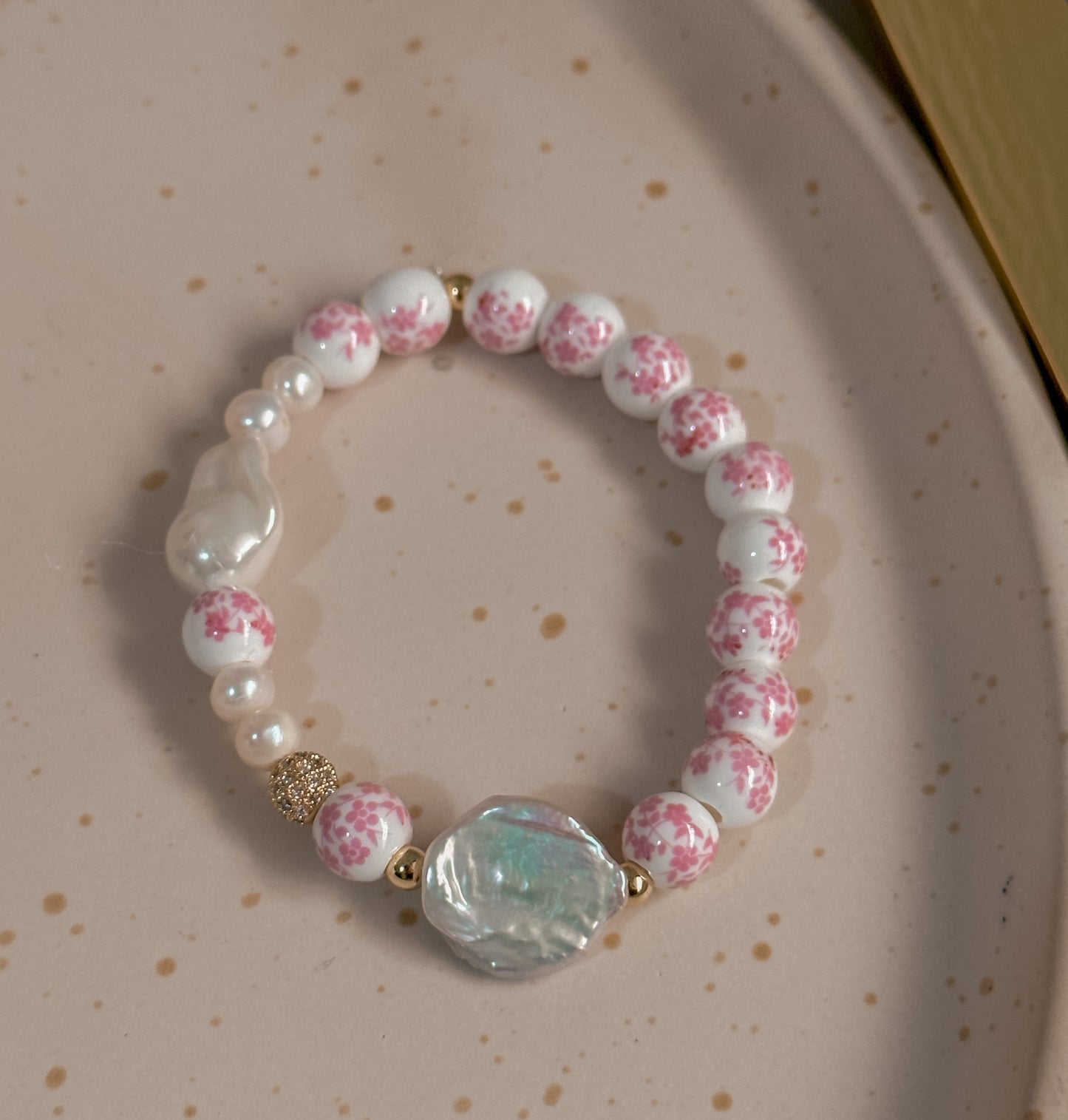 pinky+baroque bracelet