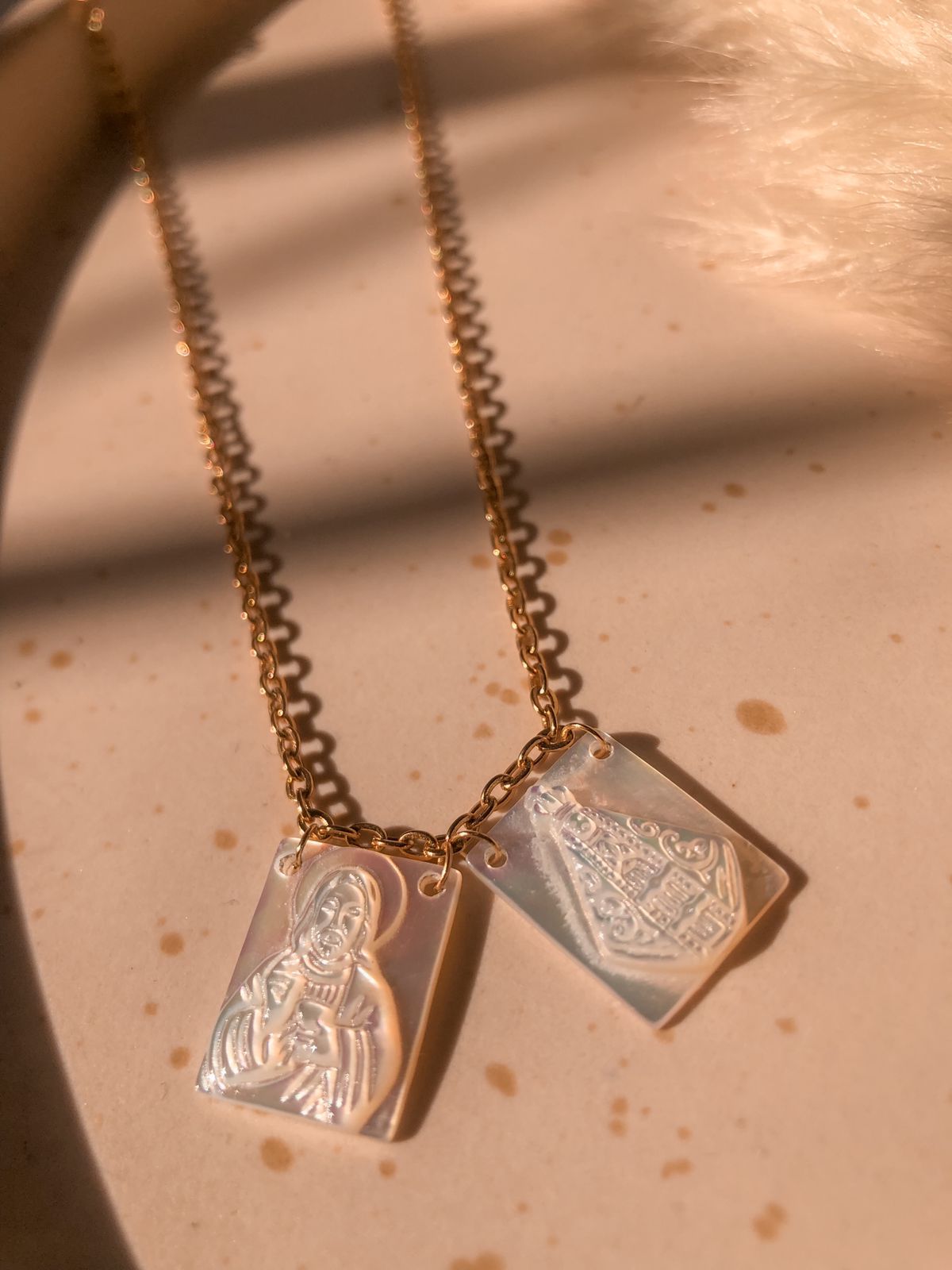 mother-of-pearl scapular