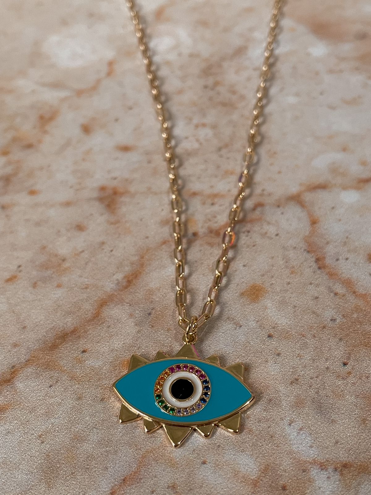 Evil eye necklace