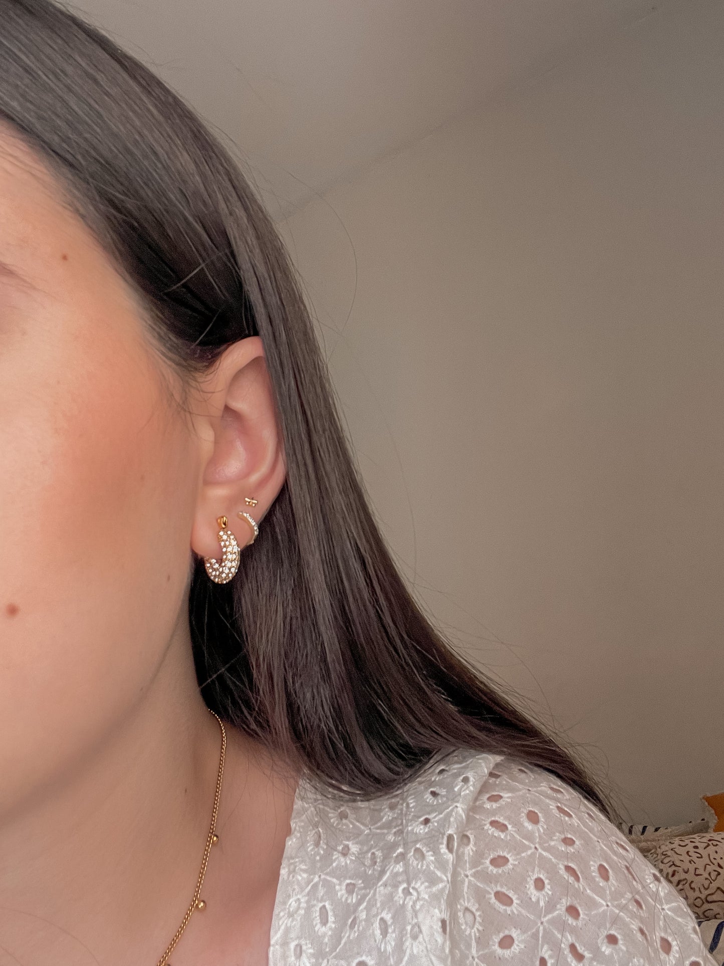 Mini Zircon hoops