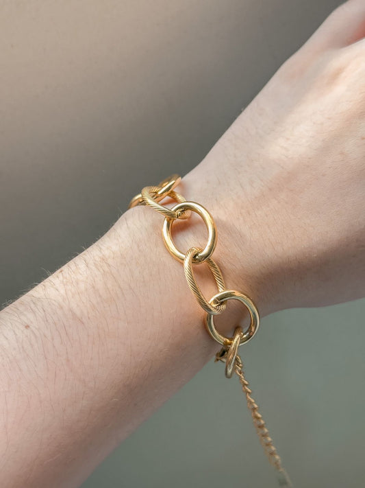 Chunky link bracelet