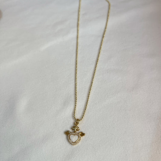 Cadena goldfilled de corazón