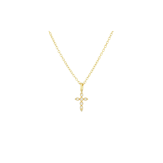 Dainty cross necklace