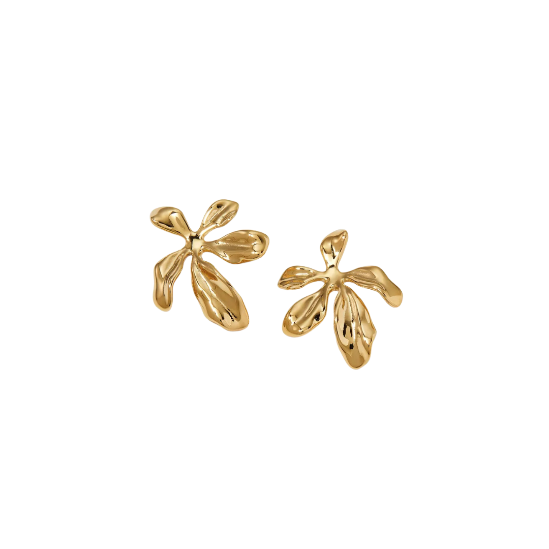 Floral glow earrings