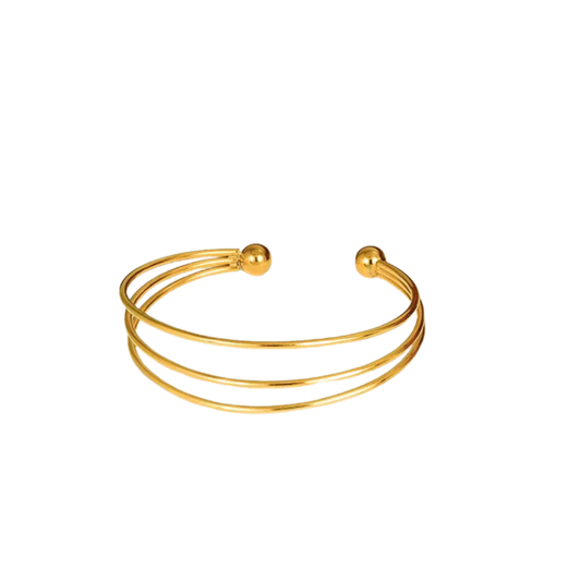 Golden Harmony Bangle