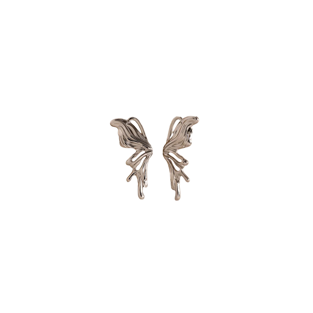 Silver Flight earrings