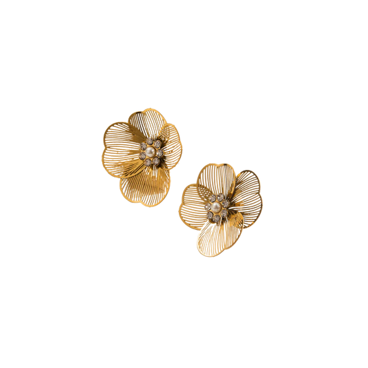 Golden Bloom earrings