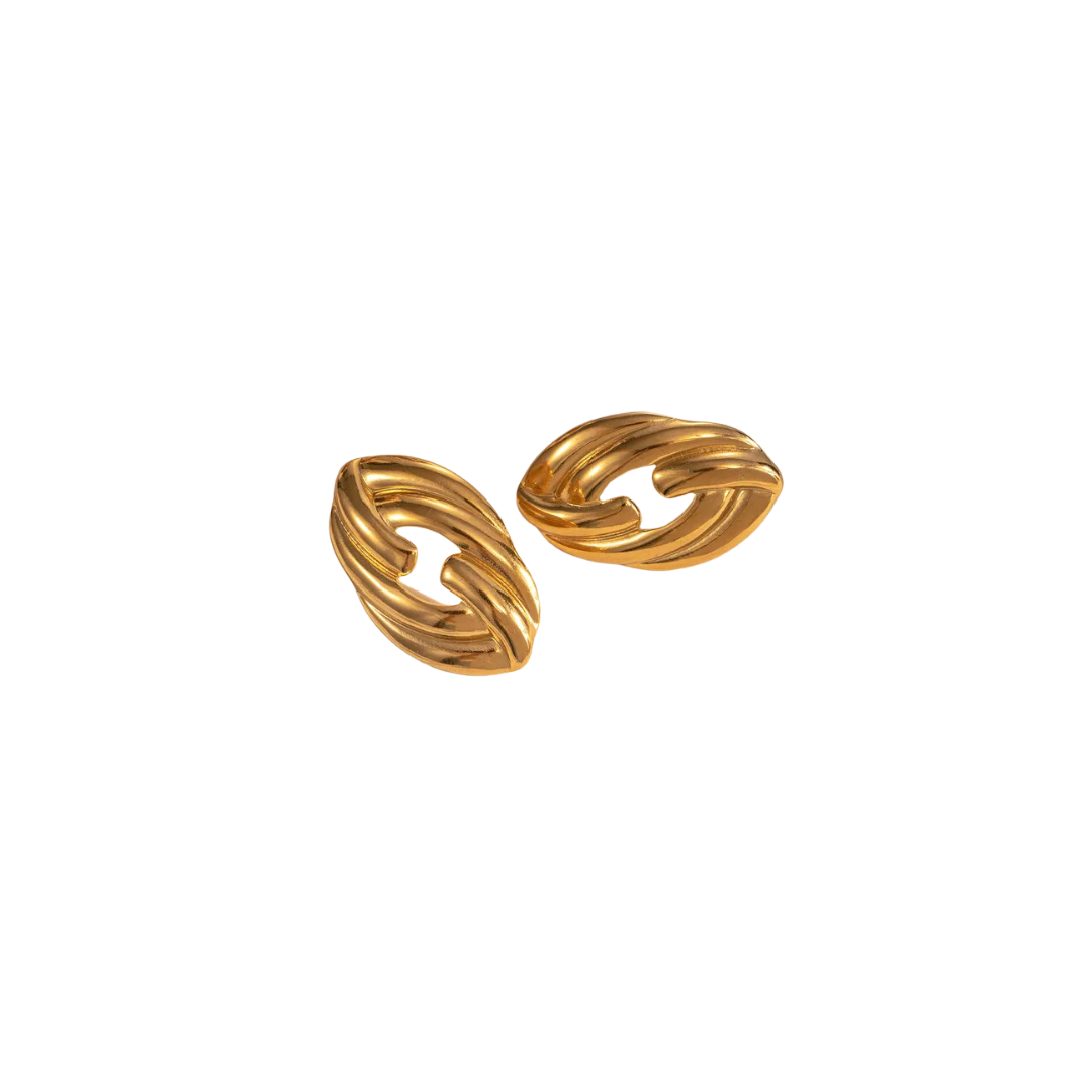 Golden Nova earrings