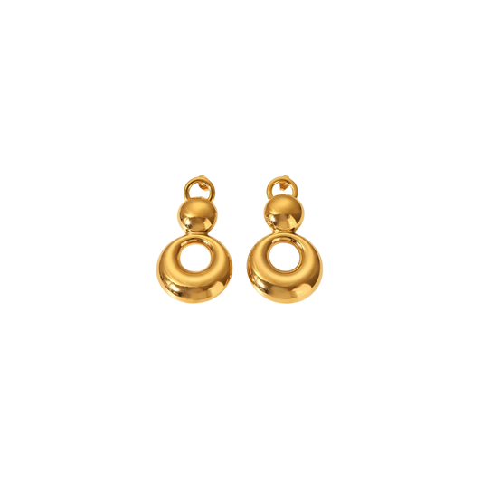 Circles of Gold earrings