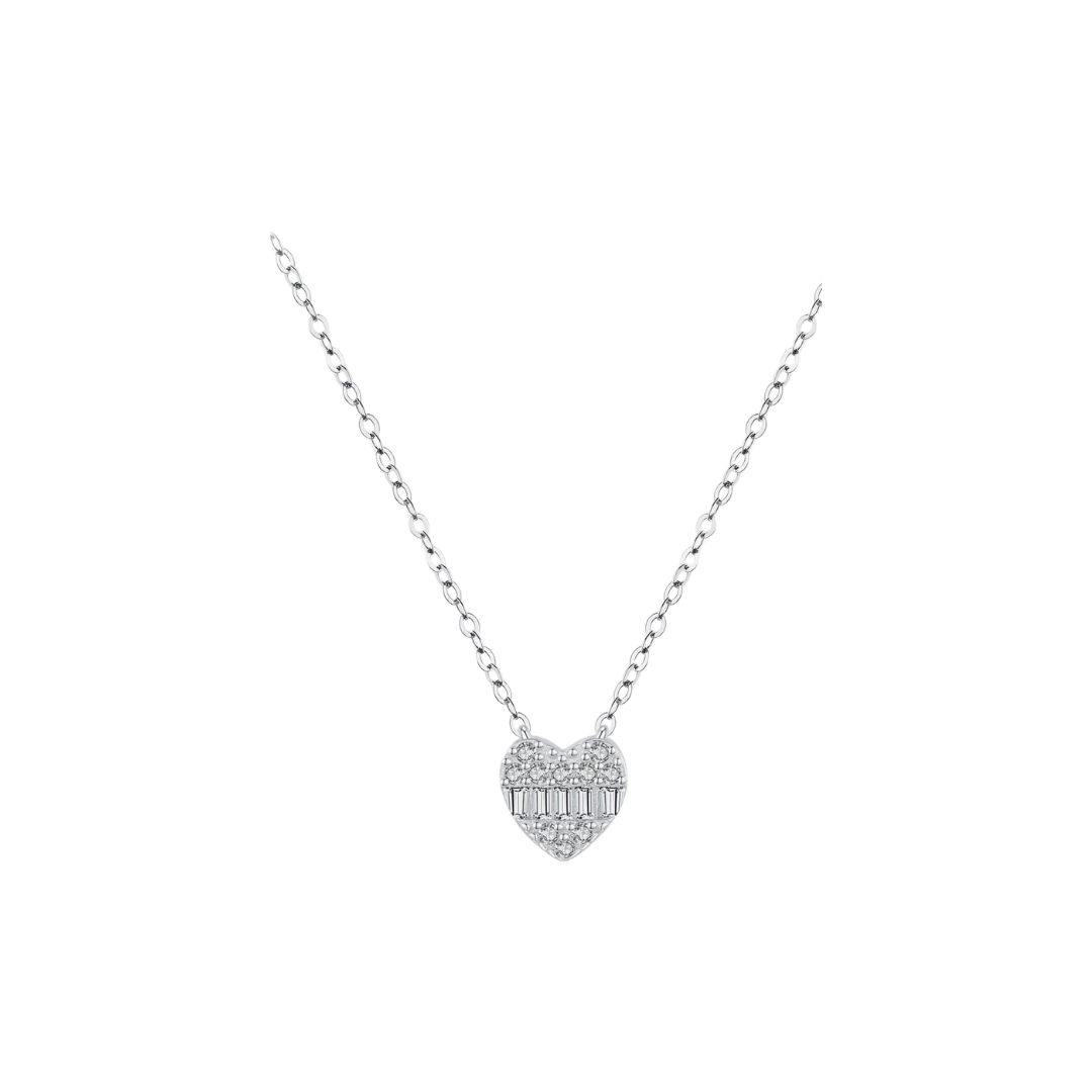 Silver love necklace