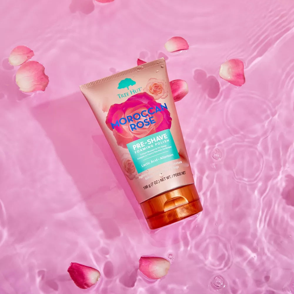 Pre-Shave Espuma Exfoliante Moroccan Rose - Tree Hut