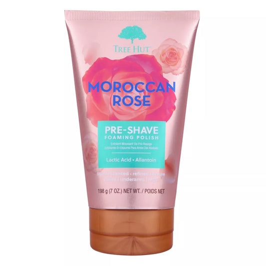 Pre-Shave Espuma Exfoliante Moroccan Rose - Tree Hut