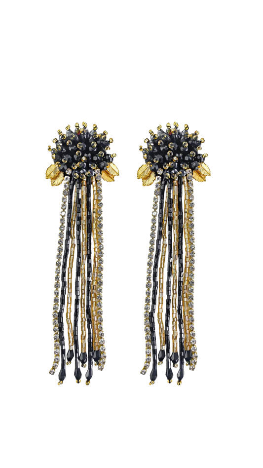 Aurore earrings (Black)