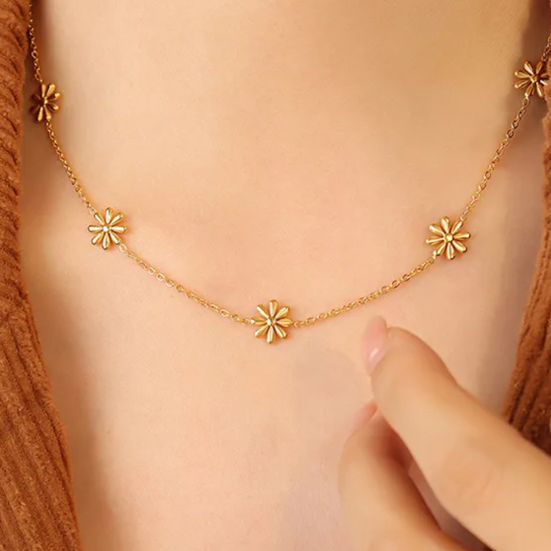 daisies necklace