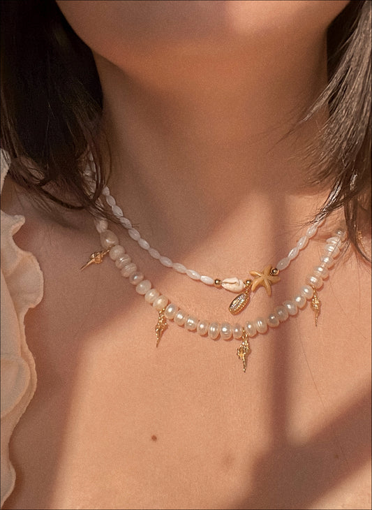 shells and stars necklaces
