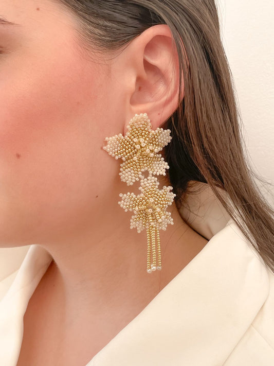 Golden pascuas earrings